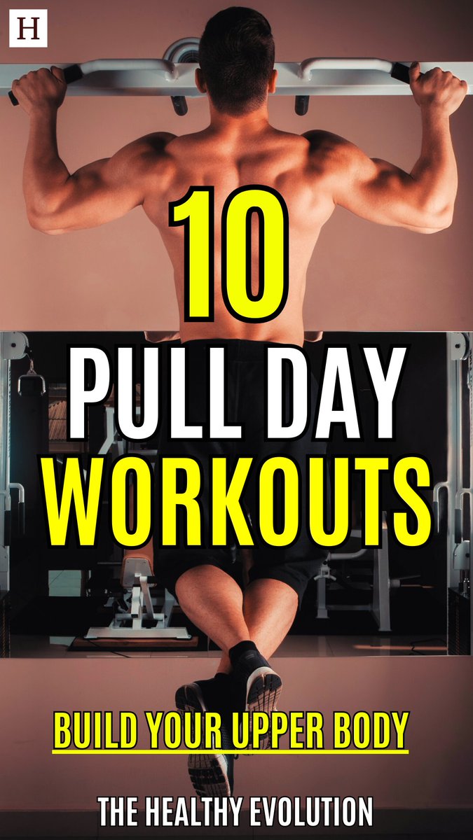 TheHealthyEvol's tweet photo. Pull day workouts mainly target the key muscle groups like the back, biceps, rear deltoids and forearms.
https://t.co/Dcyyc1LlR6
#workouts #exercises #fitness #gym #pulldayworkouts #backworkout #shoulderworkout #chestworkout #bicepsworkout #tricepsworkout #forearms #deltoids https://t.co/zD7G2wFS6J
