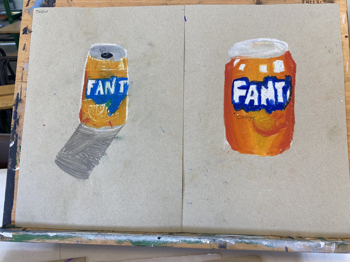 Art & Design Rastrick (@artrastrick) on Twitter photo 🌟Huge shout out to year 6 in Art on RHS transition day - really impressed with your Fizzing Pop art and can’t wait to see you in September 🌟<a href="/RastrickHigh/">Rastrick High School</a> <a href="/DTRastrick/">D&T Rastrick</a> #popart #oilpastels #cylinders #Fanta #recycle 🌟Huge shout out to year 6 in Art on RHS transition day - really impressed with your Fizzing Pop art and can’t wait to see you in September 🌟<a href="/RastrickHigh/">Rastrick High School</a> <a href="/DTRastrick/">D&T Rastrick</a> #popart #oilpastels #cylinders #Fanta #recycle