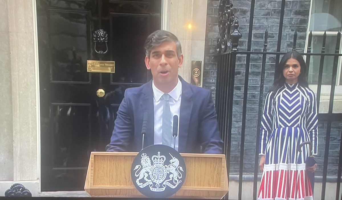 RTscripts's tweet image. Sunak’s resignation speech looking like that first jump scare in a Japanese horror flick before the ghost crawls out of the TV.