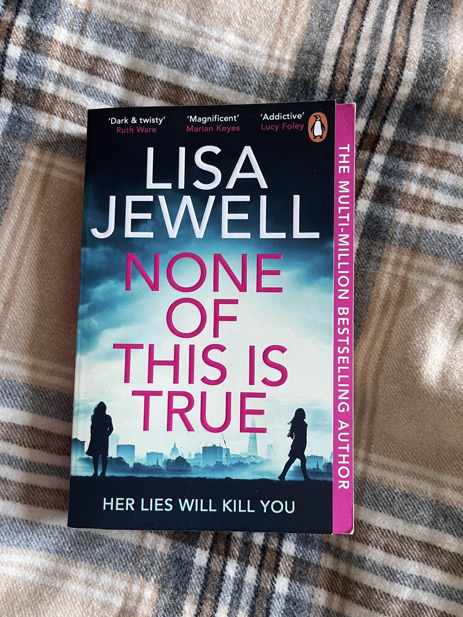 ciarbyrne's tweet photo. Another read from the @TheakstonsCrime shortlist. #noneofthisistrue by @lisajewelluk draws you in instantly and is like a twisty dark romance gone wrong. Loved it and can see why she’s so popular! https://t.co/m4uzX3LJvy