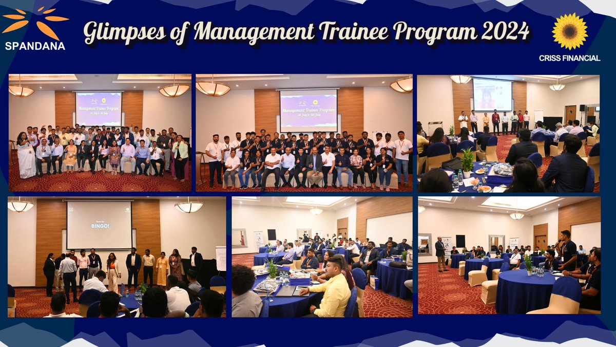 SSphoorty's tweet photo. Glimpses of Management Trainee Program 2024
Post Link : https://t.co/vBnjQZH7XO

#spandana #spandanasphoorty #newemployees #newlylaunched #ManagementTraineeProgram #lifeatspandana https://t.co/yHUbH7vbw6