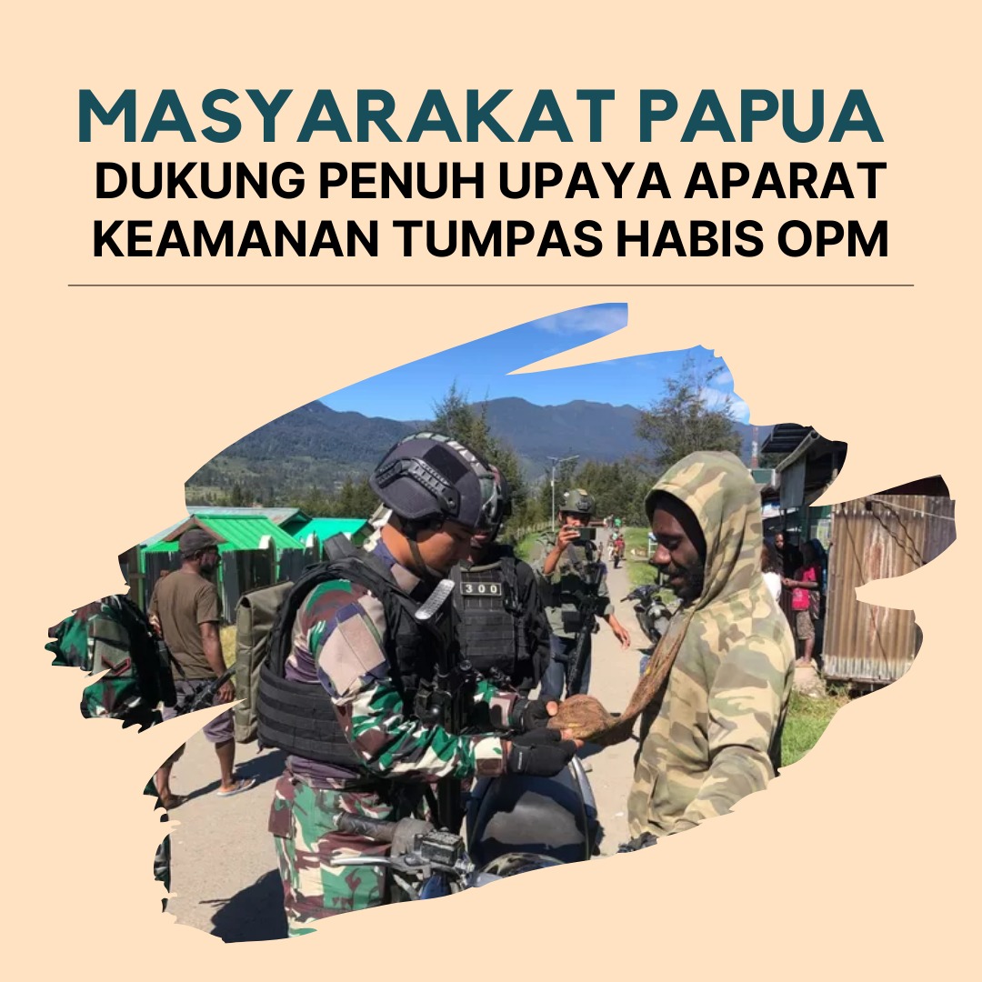 AndreaHitam's tweet photo. Solidaritas masyarakat Papua dan TNI-Polri bersatu lawan kegiatan biadab OPM. #PapuaAman #TNIPolriBersamaRakyat #TumpasOPM #OPMBiadab #MasyarakatDukungTNIPolri https://t.co/tqPQNdunfp