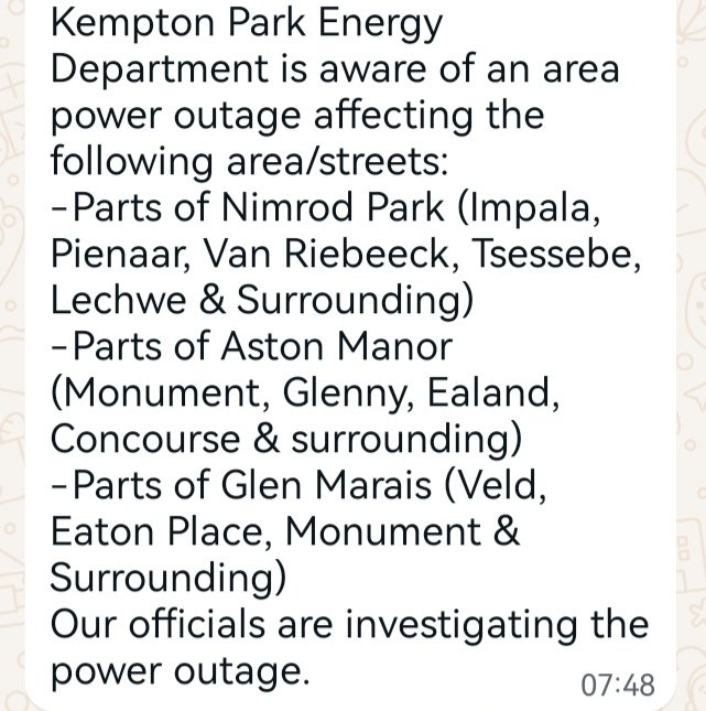 CoE_Call_Centre's tweet image. #NoPower