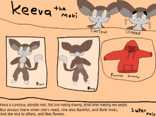 SupernairP's tweet photo. Reference sheet of my Moki Oc Keeva @OriTheGame #Moki #MokiOC https://t.co/yhytS9gPhJ