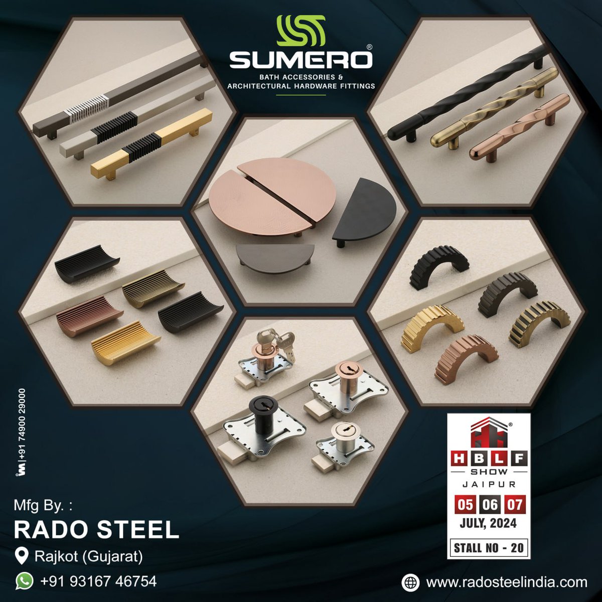 ibais_hardware's tweet image. RADO STEEL - RAJKOT

For enquiry via WhatsApp click:
ibais.biz/9316746754

Customer Care No. - 93167 46754, 99799 62362
#multipurposelock #maindoorhandle #glassdoorhandle #hardwareproduct #hardwarefitting #hardwaredesign
.
@ibais_hardware