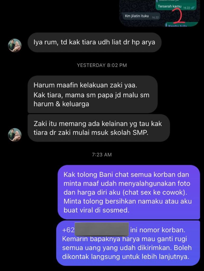 ‼️FOTO SAYA DIPAKE COWO BUAT NIPU‼️

Capek banget dari tahun 2022 sampe sekarang fotoku dipake adeknya mantan yang bergender laki-laki buat nipu cowok, morotin, bahkan chat sex.

Dari pihak keluarga hanya minta maaf tidak ada tindakan karena ini ketahuan 3x di IG, Tele, dan LINE.