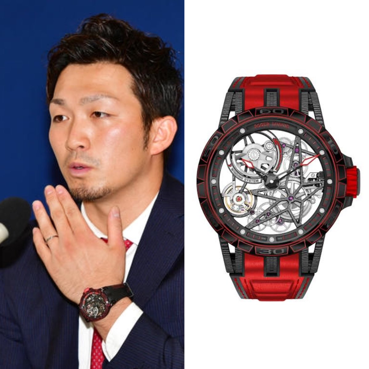 シカゴ・カブス 鈴木誠也 ロジェ・デュブイ エクスカリバー スパイダー