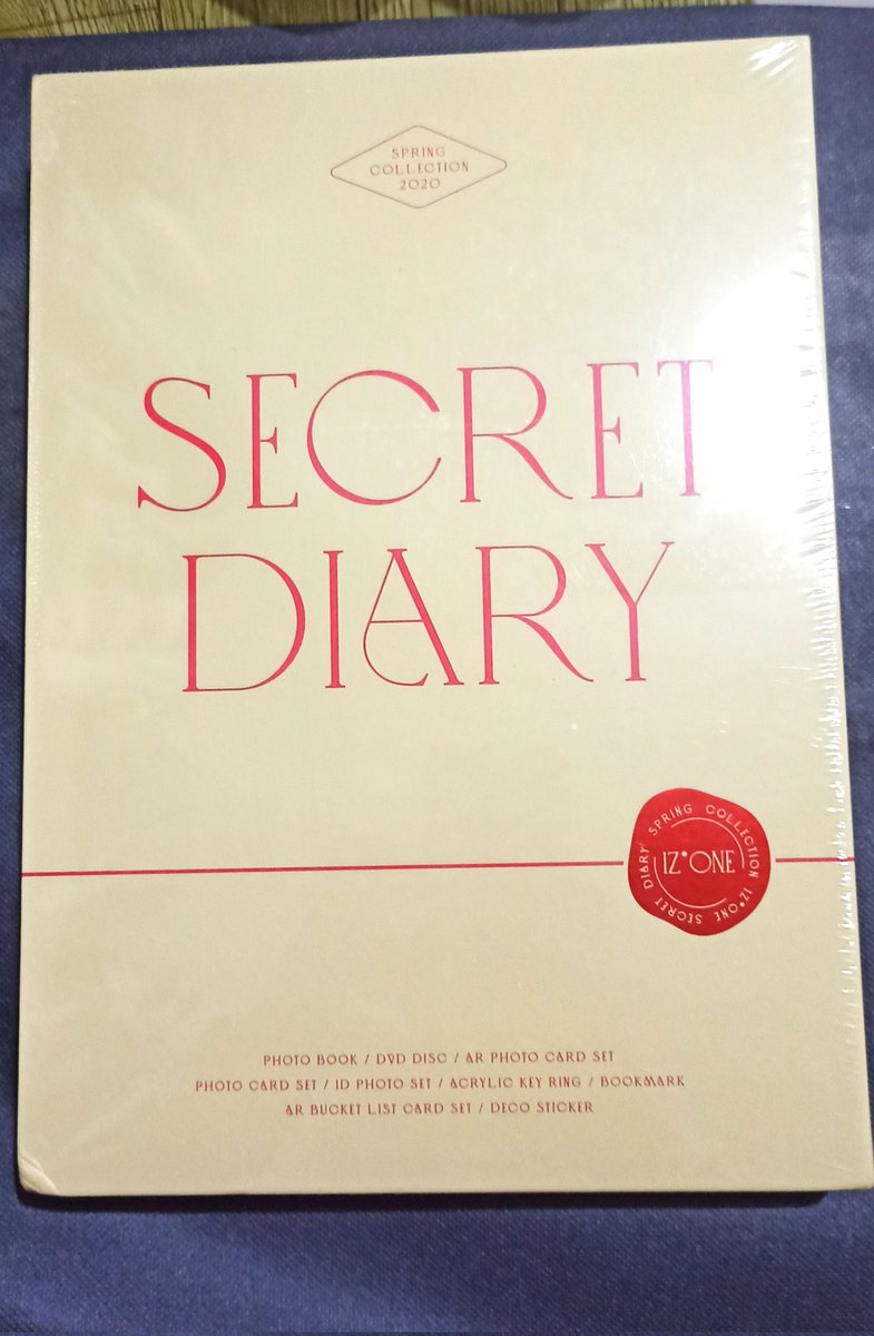 eyez_one17's tweet photo. wts lfb ph izone

— sealed —
— iz*one spring collection secret diary photobook package ver.
— 1400 php (negotiable)

🏷️ izone spring collection secret diary photobook package sealed wonyoung sakura yuri yena yujin nako eunbi hyewon hitomi chaewon minju chaeyeon https://t.co/HayrKjtGYm