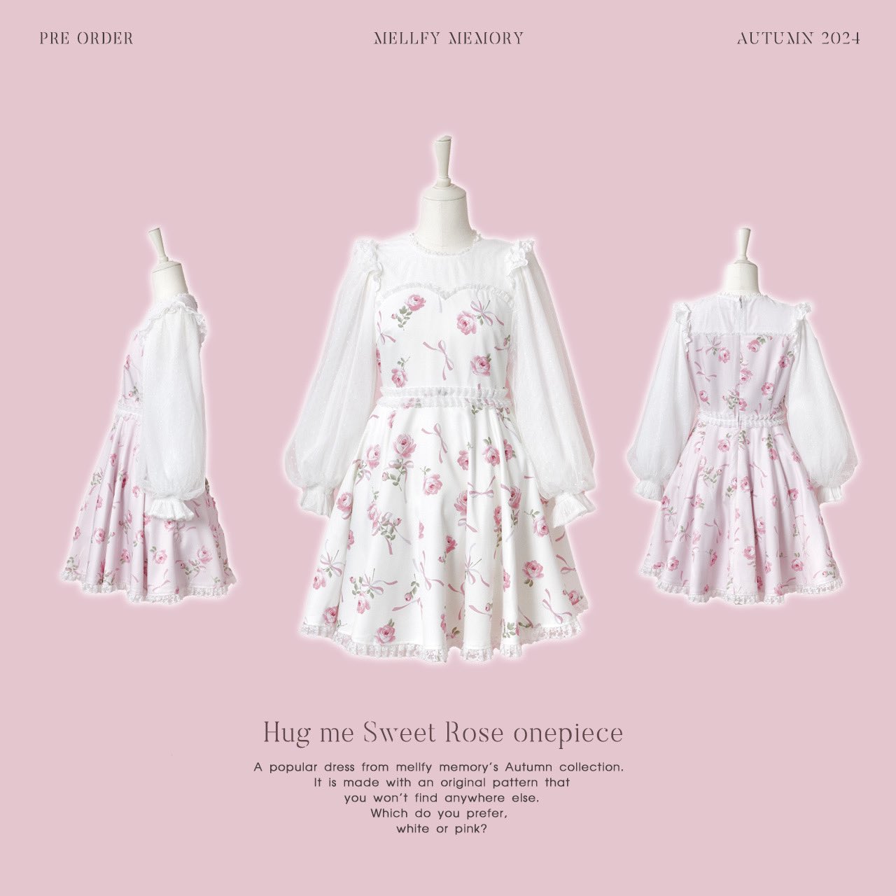 メルメモ Fairy love Gingham check ワンピース メルメモ Fairy love