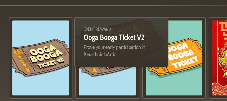 #UPDATE BERACHAIN

👉 Vào mint Ticket V2, claim Reward và làm quest mới nha ae, mỗi vé 6,90 Honey

👉 Link: 
faucet.0xhoneyjar.xyz/ooga-v2
#airdrop  #berachain_testnet