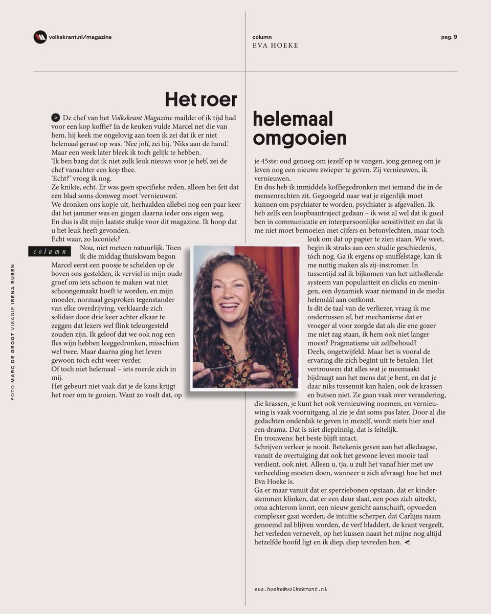 De <a href="/volkskrant/">de Volkskrant</a> zonder Eva Hoeke, ze zijn de weg kwijt