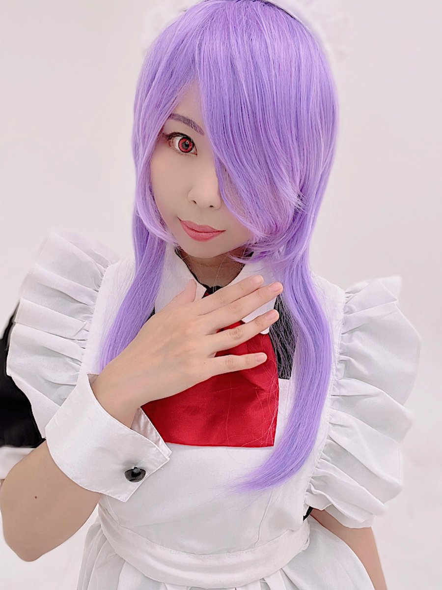 コスプレ】 #ゲゲゲの鬼太郎 メイド鬼太郎（6期鬼太郎の女装した姿