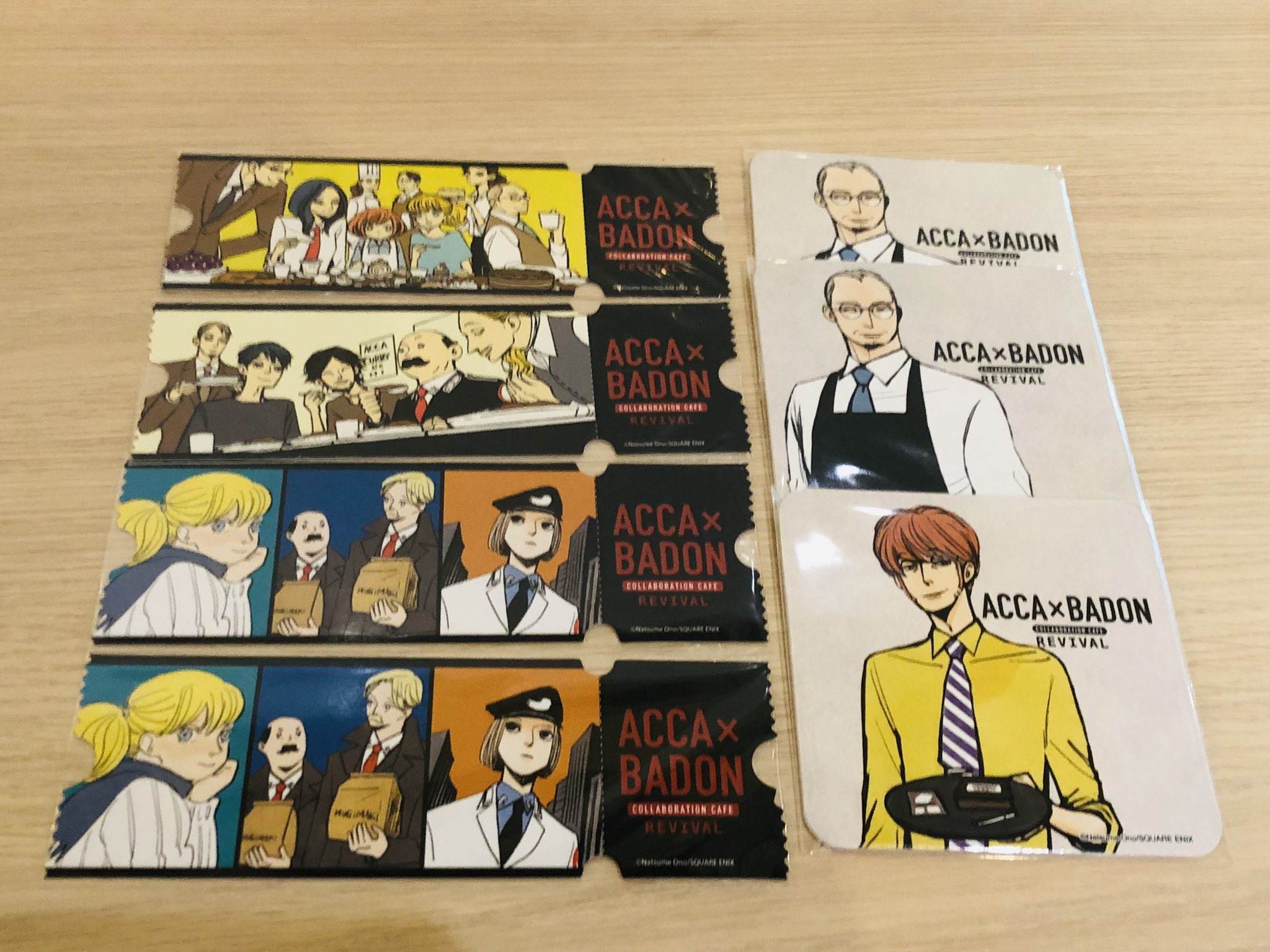 ACCA×BADON CAFE コースターなど ACCA×BADONカフェ 特典コースター&入場特典 【公式通販】