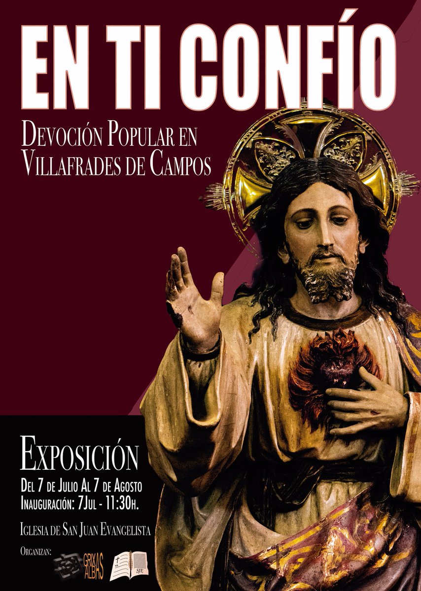 Grixasalbas's tweet photo. Inauguramos esta exposición que hemos realizado con mucho cariño y que conforma parte del testimonio de la devoción popular en Villafrades.
#villafrades #ecclesiasalbas #corazondejesus @archiValladolid https://t.co/3gh0J3OTCz