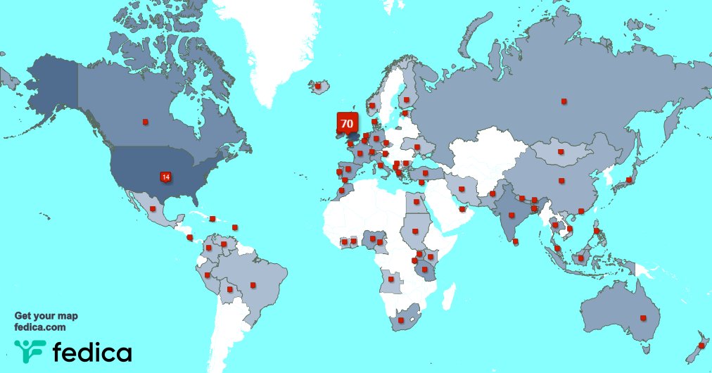 G4CFS's tweet image. Special thank you to my 2 new followers from Nigeria, and more last week. fedica.com/!G4CFS