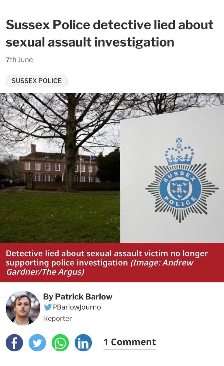 sachaistreem's tweet image. Good morning @sussex_police would you be able to tell us all how long Karen Young who in Jan 23 reviewed the assault on me had been working for you? 

Also who her supervisor was please? Was it Julie Oades? 

Many thanks 🙏 
@PBarlowJourno @SavNJourno @brightonargus @BBCNews…