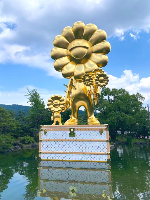 村上隆もののけ京都に行ってきた。京都モチーフのものから作品集で見たことあるものまであって凄く楽しかったし感動した…。