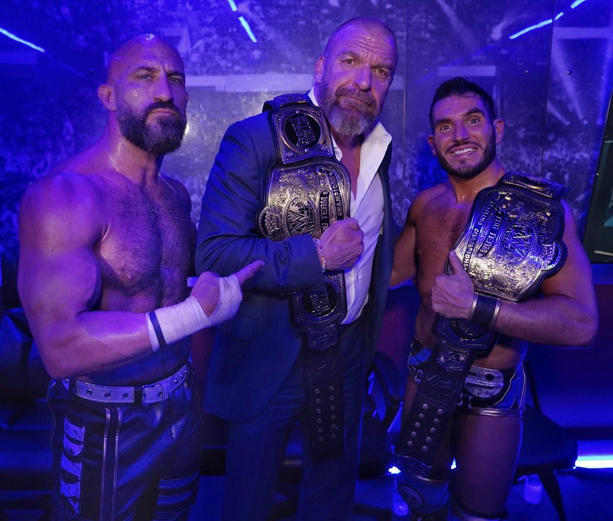 RonKillings's tweet image. I’m so proud of my boys @TripleH and @ShawnMichaels! #AndNew #DXisBack