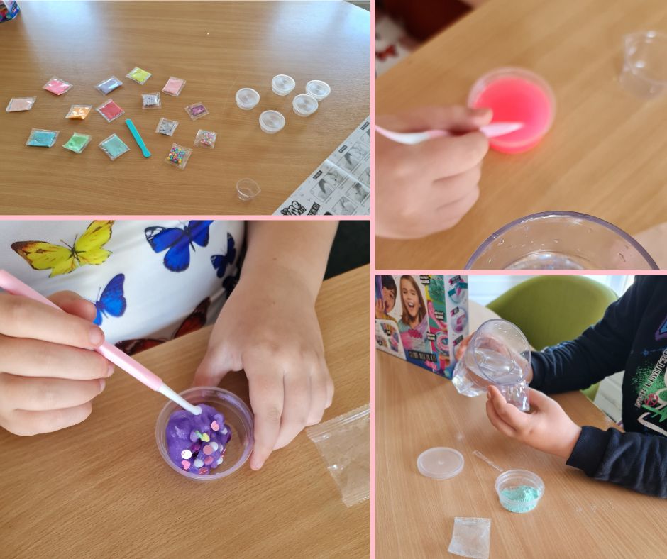This week our young carers got to be messy with some science and slime creating! 🧪
'Practicing skills in patience and measuring, the children marked out all of their ingredients, equipment and colours in order to make their own unique slime creations.' - Amy, Youth Worker.