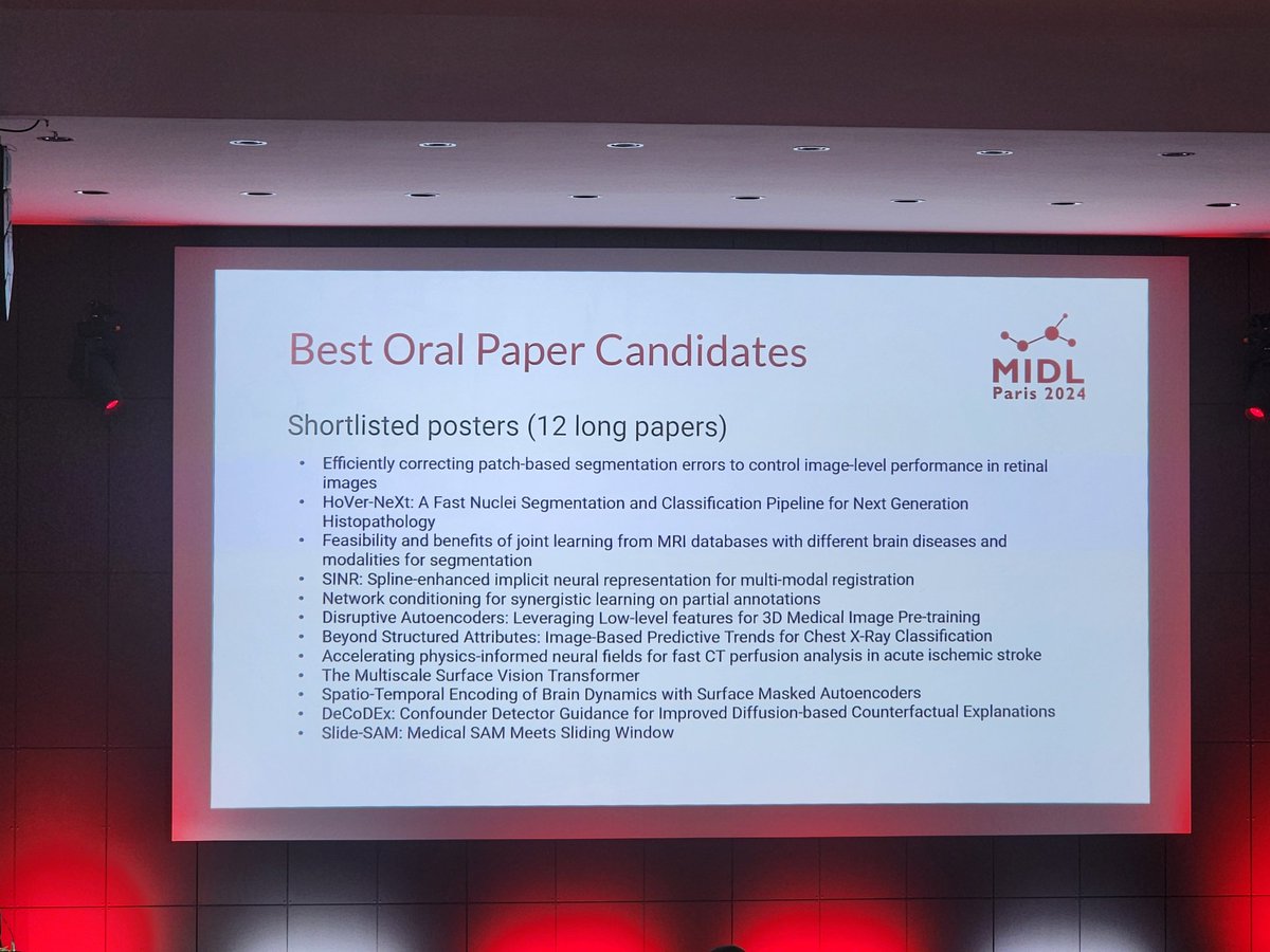 Amar Kumar (@amar_kumar_1) on Twitter photo I am extremely delighted and thankful to see our paper on the shorlist for the best oral papers at MiDL2024.
Thanks to all the authors <a href="/Nima0Fathi/">Nima Fathi</a> <a href="/BNichyporuk/">Brennan Nichyporuk</a> <a href="/havaeimo/">Mohammad Havaei</a> <a href="/arbtal/">Tal Arbel</a>. #midl2024 I am extremely delighted and thankful to see our paper on the shorlist for the best oral papers at MiDL2024.
Thanks to all the authors <a href="/Nima0Fathi/">Nima Fathi</a> <a href="/BNichyporuk/">Brennan Nichyporuk</a> <a href="/havaeimo/">Mohammad Havaei</a> <a href="/arbtal/">Tal Arbel</a>. #midl2024
