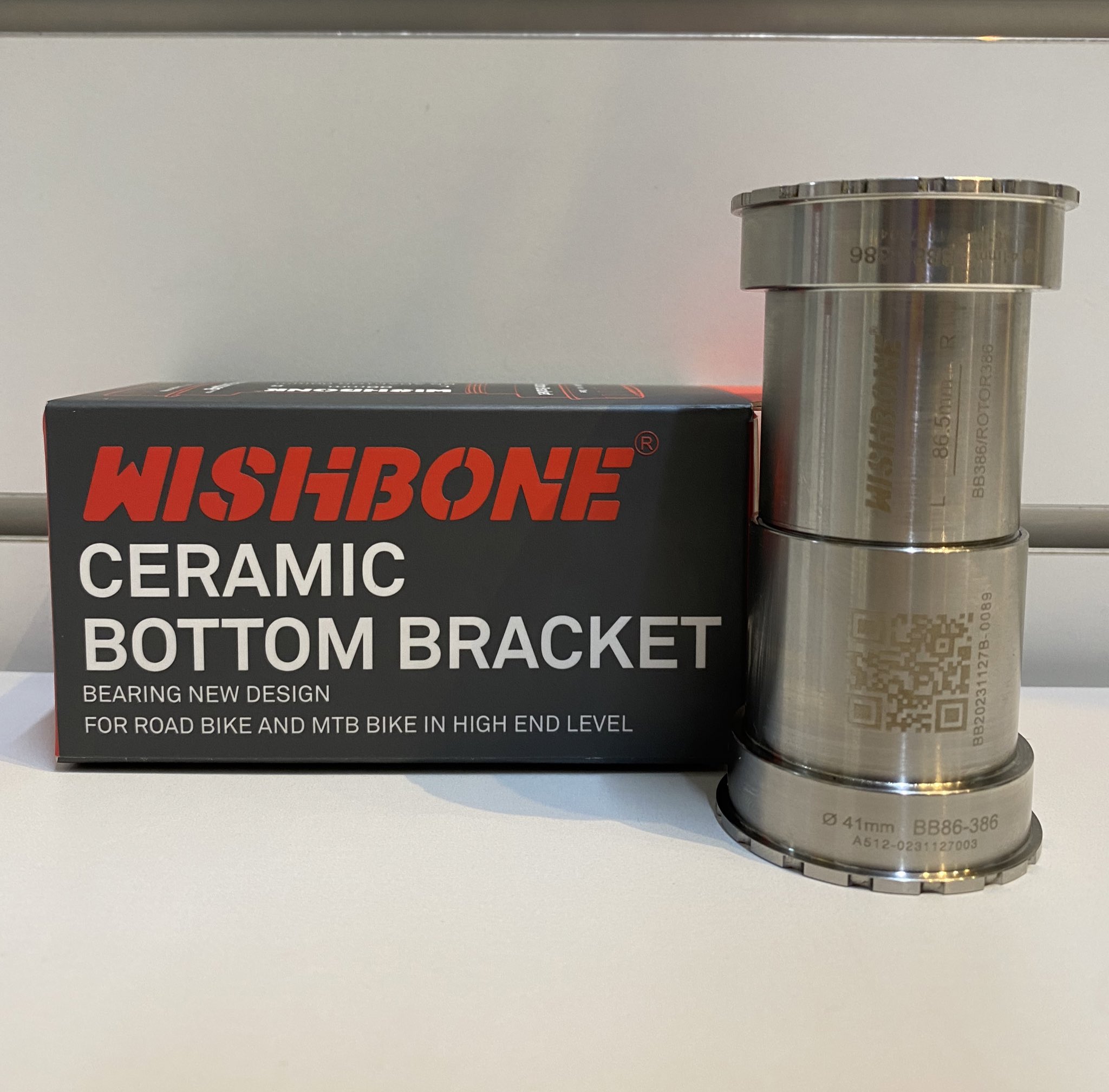 ウィッシュボーン BB38624 シマノホローテック2&スラムGXPクランク用！