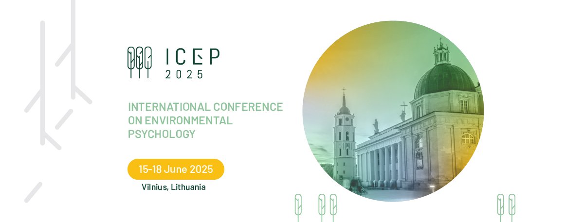 📣International Conference on #EnvironmentalPsychology on 15-18 June 2025, Vilnius, Lituania.
More info👇
icep2025.com