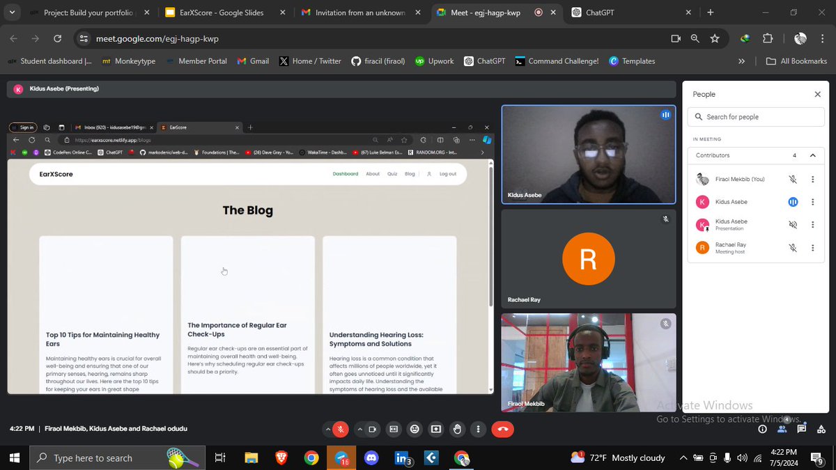 firacil's tweet photo. 🌟 Exciting News! 🌟
I am thrilled to announce that Kidus Asebe Demissie and I have successfully presented our ALX Software Engineering Foundation portfolio project! 🎉
@jbarbier #ALXSE
Check what we have done here https://t.co/LCsQyDTaCB https://t.co/egFFwaKsA7