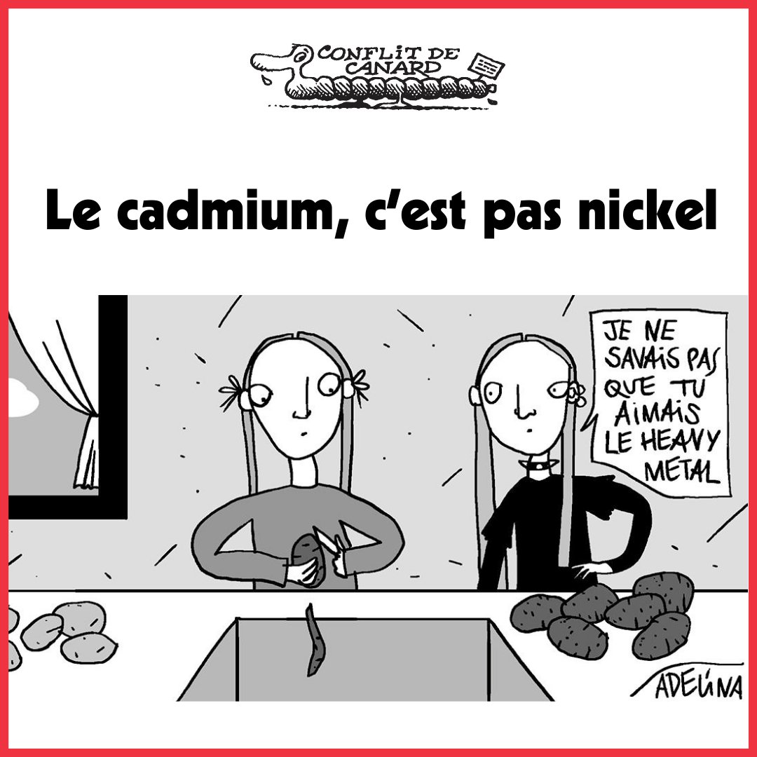 On en avale tous les jours, alors que le cadmium est ultratoxique. Dès 2011, l’Anses a tiré la sonnette d’alarme sur ce métal omniprésent dans nos assiettes. Principale cause d’empoisonnement : les engrais phosphatés aspergés sur les céréales et les pommes de terre. Mais sous la