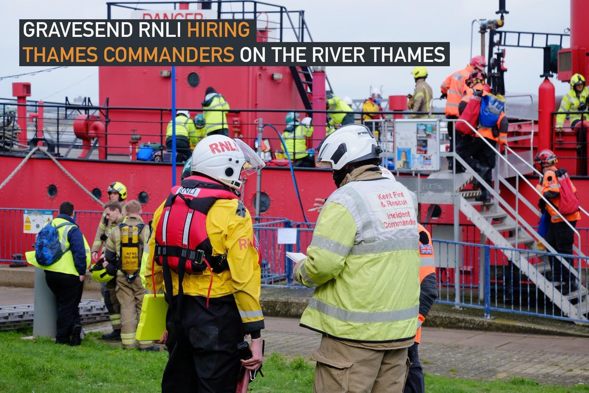 We’re looking for two Commanders to join our Lifeboat Station at Gravesend. To be part of this team, you’ll need to keep a cool head and be confident making decisions under stressful situations, to lead and inspire our volunteers. Apply via link below.

jobs.rnli.org/vacancy/thames…