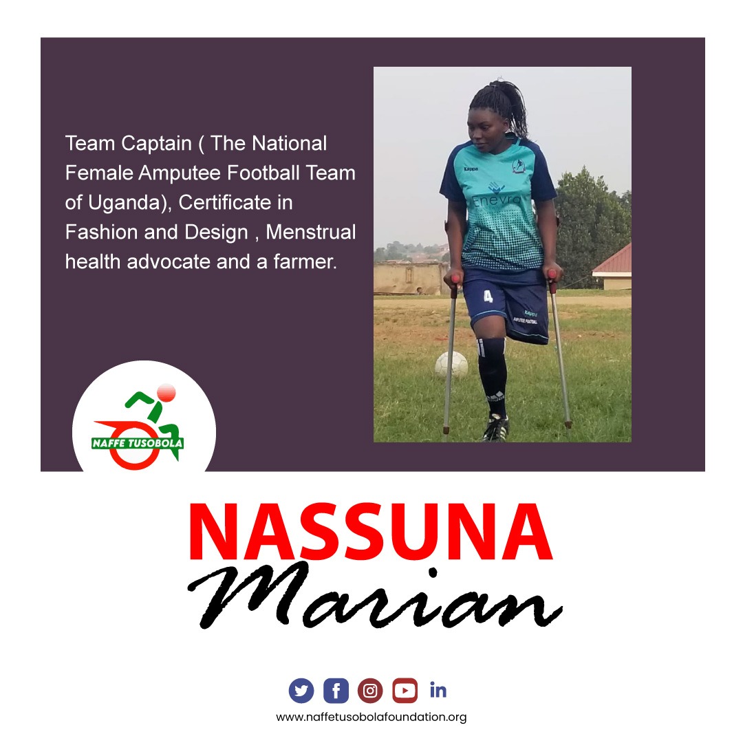 This #DisabilityPrideMonth, we celebrate inspiring individuals like #Marian, an amputee female football player who's kicking down barriers! She's not only a sports star but also a passionate advocate for menstrual health and sustainable farming. 
👏👏👏