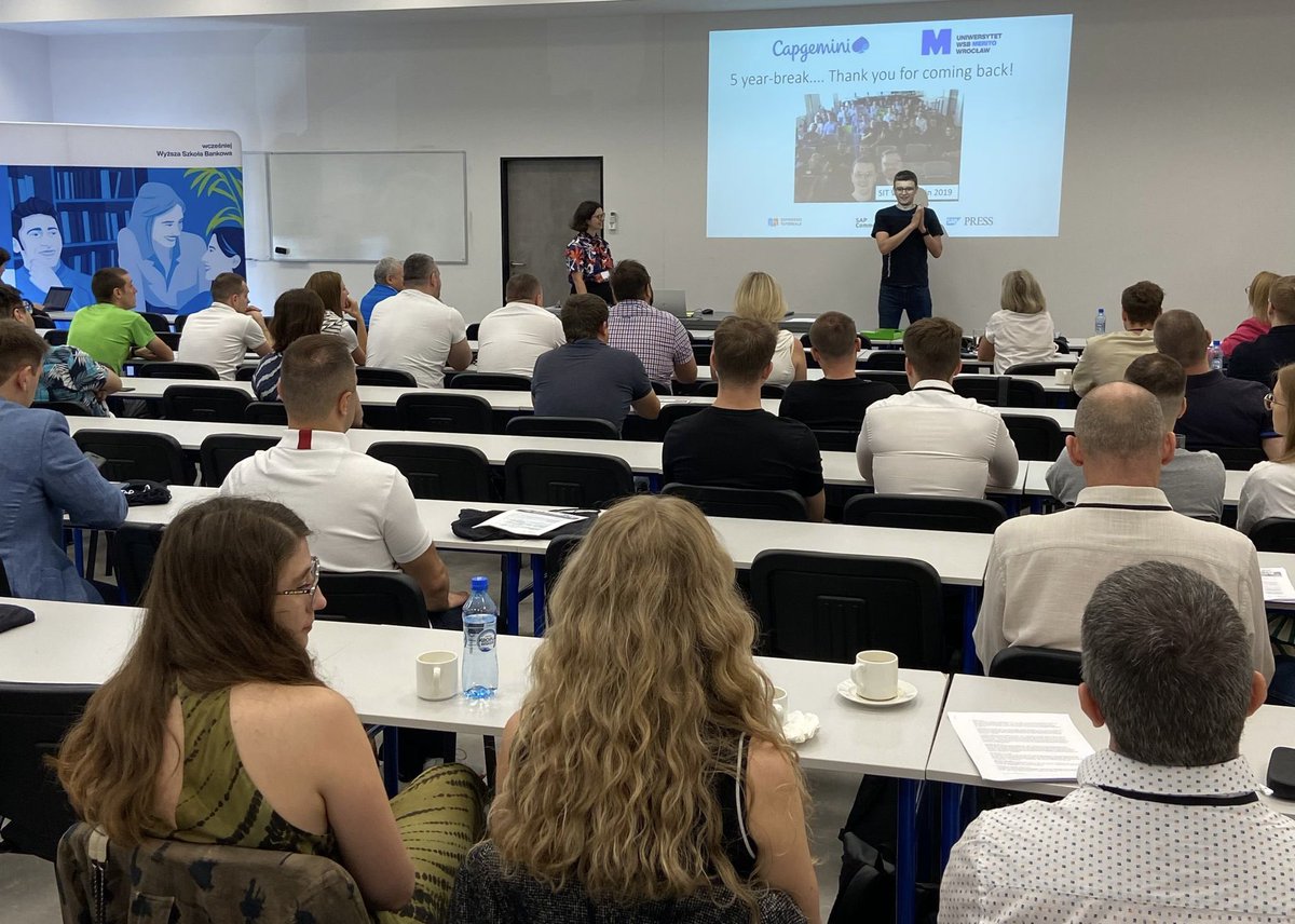 Віталій /vɪˌtælij/ (@sygyzmundovych) on Twitter photo It took us 5 years, but finally #sitWRO aka <a href="/SAPInsideTrack/">SAPInsideTrack</a> #Wrocław is back to the city ❤️ It took us 5 years, but finally #sitWRO aka <a href="/SAPInsideTrack/">SAPInsideTrack</a> #Wrocław is back to the city ❤️