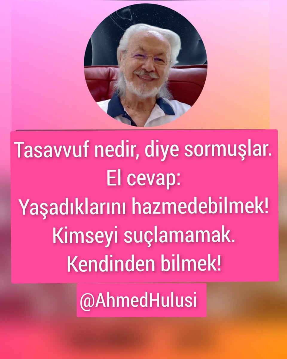 Zeynepgrcn41's tweet photo. #Tasavvuf, #bilgi ALMAK, #ilim ALMAK, #mertebe ALMAK, #kerâmet ALMAK
değil
Varlığını, benliğini, sahiplendiklerini #VERMEK
YOKLUĞA ERMEKTİR
@AhmedHulusi https://t.co/QuLzONREe2