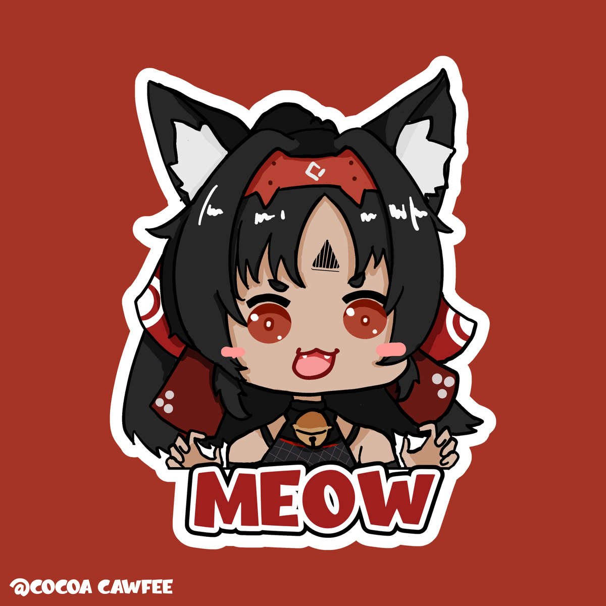 「nekomata cute uwu #ZenlessZoneZero #zenl」|Cocoa Cawfeeのイラスト