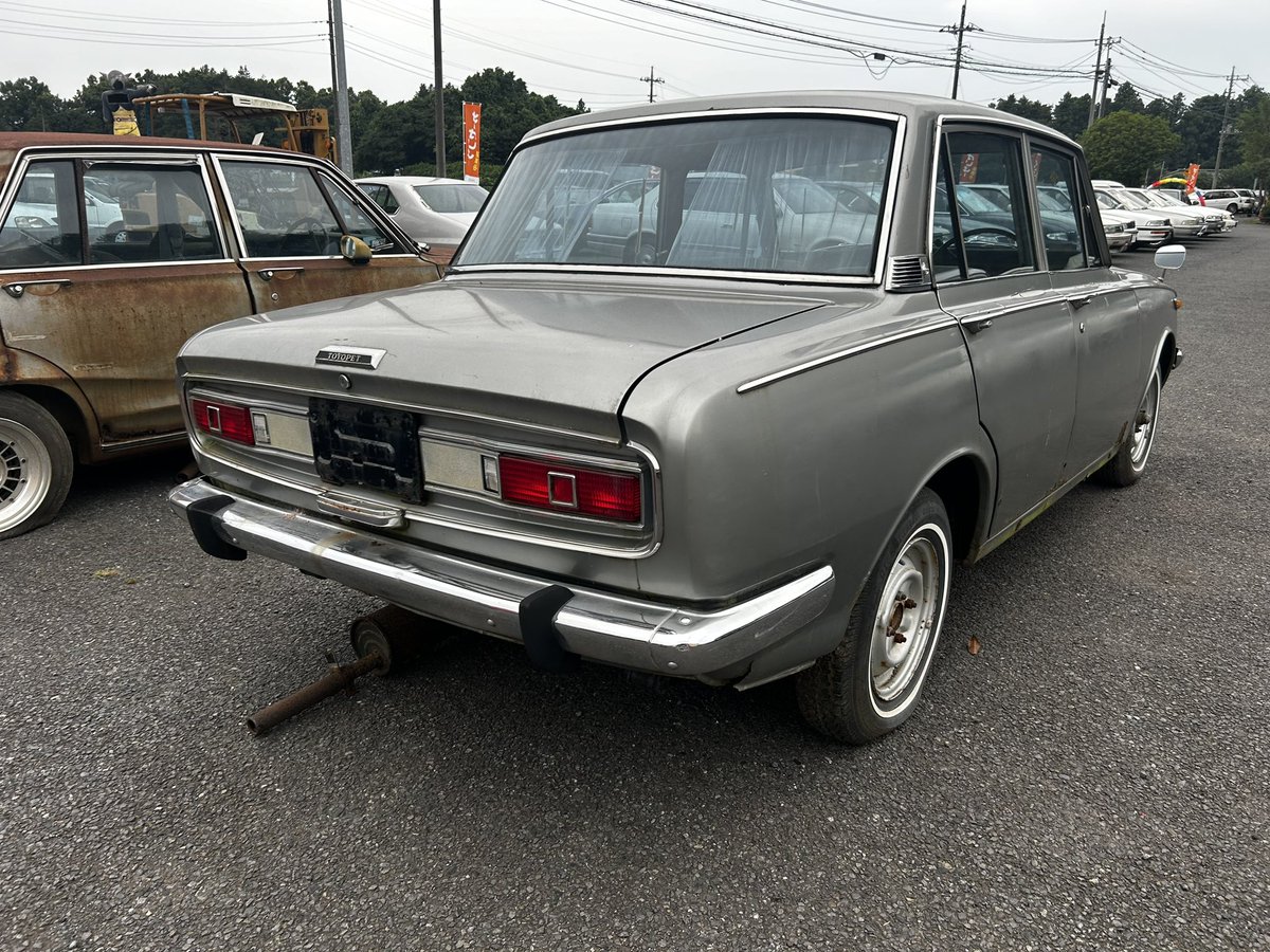 car_try's tweet photo. #バリカンコロナ
#rt40 現状車販売します
まさかの #クーラー付 これはおこして乗って欲しい。
もちろん書類付、鍵なし。
ベースとしては悪くない。 https://t.co/flH1mUI0oV