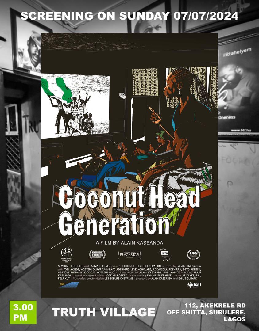 Tomorrow’s screening of Coconut head generation! <a href="/AjimatiFilms/">Ajímátí Films</a> <a href="/TFSmovieclubui/">Thursday Film Series Unibadan</a> <a href="/EtukUbong/">Etuk ubong</a>