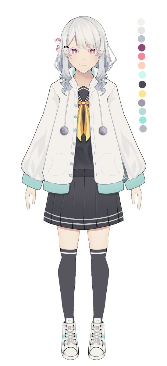 abiruuru's tweet photo. I just drew a full body art of my persona! Or maybe ocsona...? https://t.co/sK6Cu51ixi
