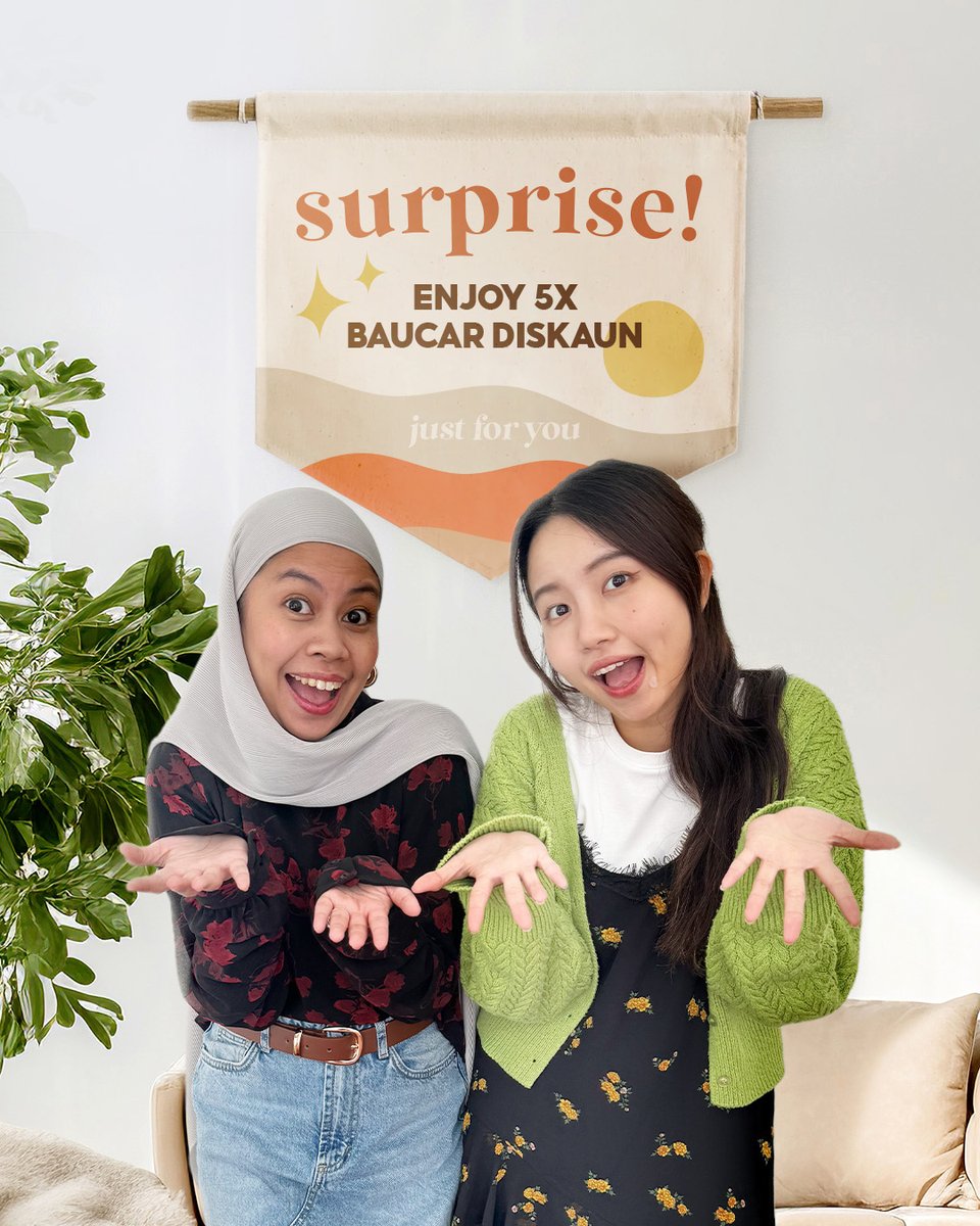 ShopeeMY's tweet photo. Tadaaa! Min nak belanja korang 5x Baucar Diskaun setiap jam dari 8pm onwards. Tebus dan shop sekarang di https://t.co/0PiJiBOQma

#ShopeeMY #ShopeeMY77 #ShopeeHaul https://t.co/DFH2fejqbN