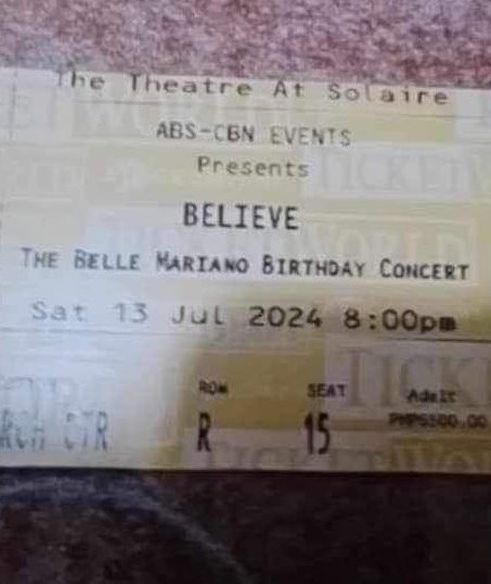KlowieDB's tweet photo. SINO ANG MGA WALA PANG TICKET?? THIS IS YOUR SIGN TO BUY ONE FOR YOURSELF!!! #treatyourself
— WE'RE SELLING 1 SVIP PO!! THIS IS LEGIT AND #Notoscamming SO IF YOU GUYS ARE INTERESTED, PLEASE DM ME OR ATE @cyspajy! SALAMUCH!!
#BELIEVETheConcert
#ProjectBELLElieve https://t.co/mRBnaCHBum