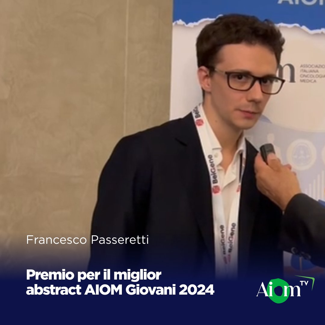 I vincitori del Premio per il miglior abstract AIOM Giovani 2024:
Silvia Buriolla (<a href="/BubiSilvi/">Silvia Buriolla</a>)
youtu.be/SOkWDuxfco0
Francesca Porra
youtu.be/2k9X0hDvoZs
Valentino Martelli
youtu.be/AknyJDHDY34
Francesco Passeretti
youtu.be/IkPAWYJK6pY

#CongressoNazionaleAIOMGiovani