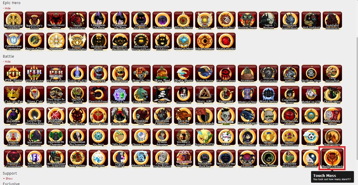 Mathieu_AE's tweet image. @AqwClass @YoshinoAE  Hey! :) Wiki says its a normal battle badge. Move it to epic hero please!