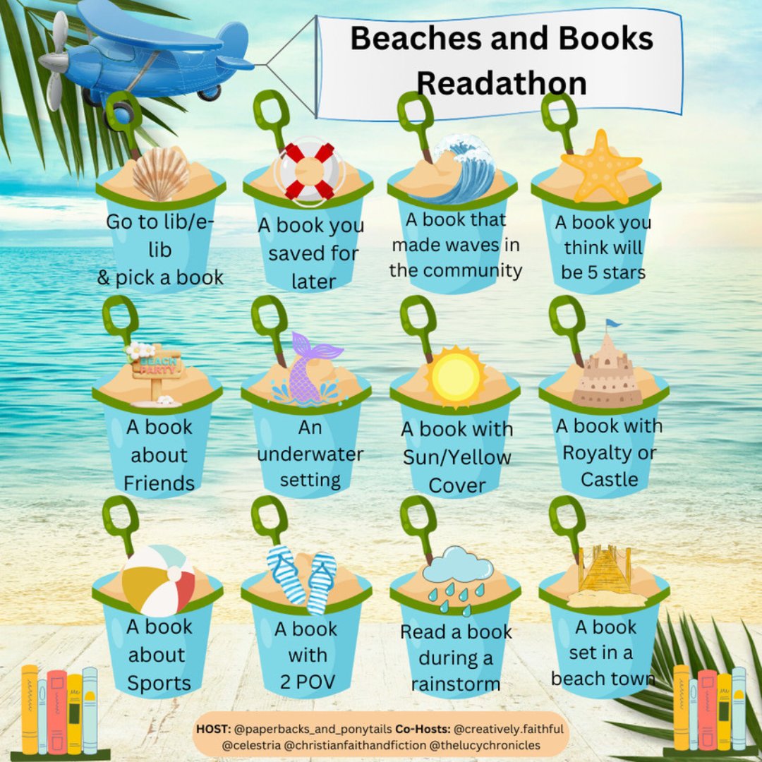 I just finished Beach Haven by T.I.Lowe (my thoughts will be in my book reviews video next month). It has enabled me to tick off FOUR prompts from our #beachesandbooks2024 readathon!! 
Read a book that you saved for later,  with 2 POVs,  set in a beach town, read in a rainstorm