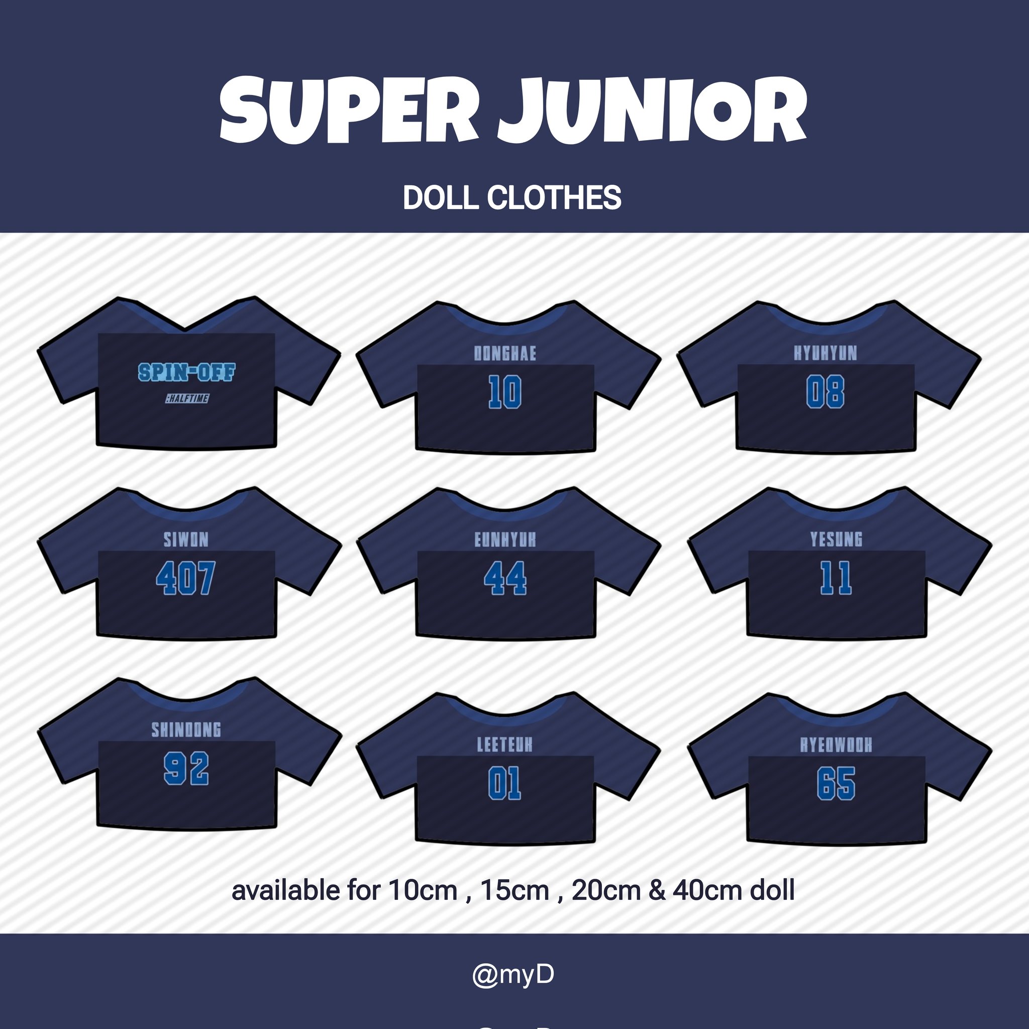SUPER JUNIOR DONGHAE SPIN-OFF Tシャツ Donghae Unisex Shirt