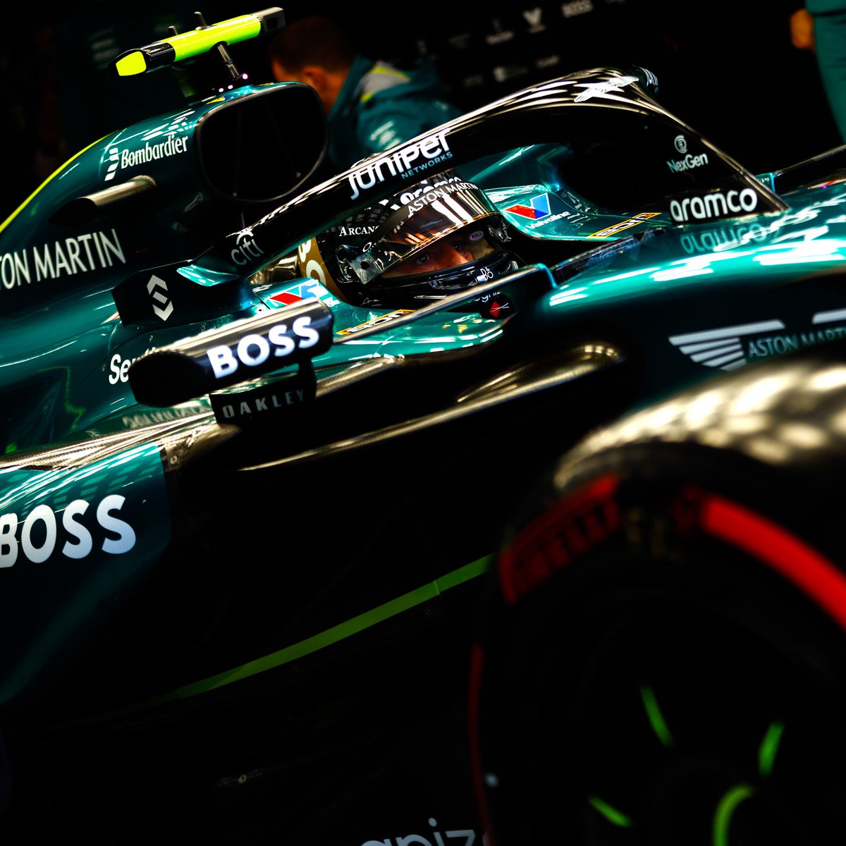 Through to Q3. 👊

Fernando finishes P3, Lance P10. Let’s go again! 

#BritishGP