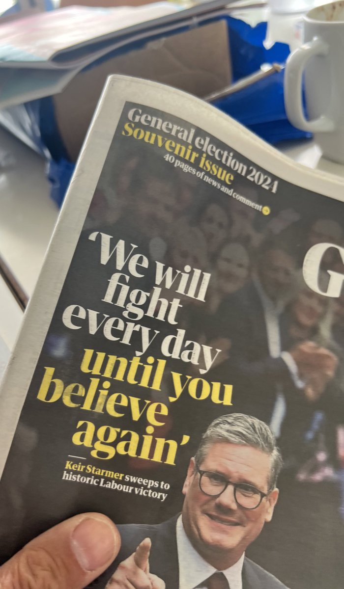 NickCorston's tweet image. “WE WILL FIGHT EVERY DAY…

UNTIL YOU BELIEVE AGAIN”

@Keir_Starmer @UKLabour 

And I believe he/they will…

He had one job to do and…

HE DID IT 🙌

‘WE HAVE TO PRAISE YOU LIKE WE SHOULD’ - @FatboySlim 

#LabourLandslide2024 #GeneralElection2024