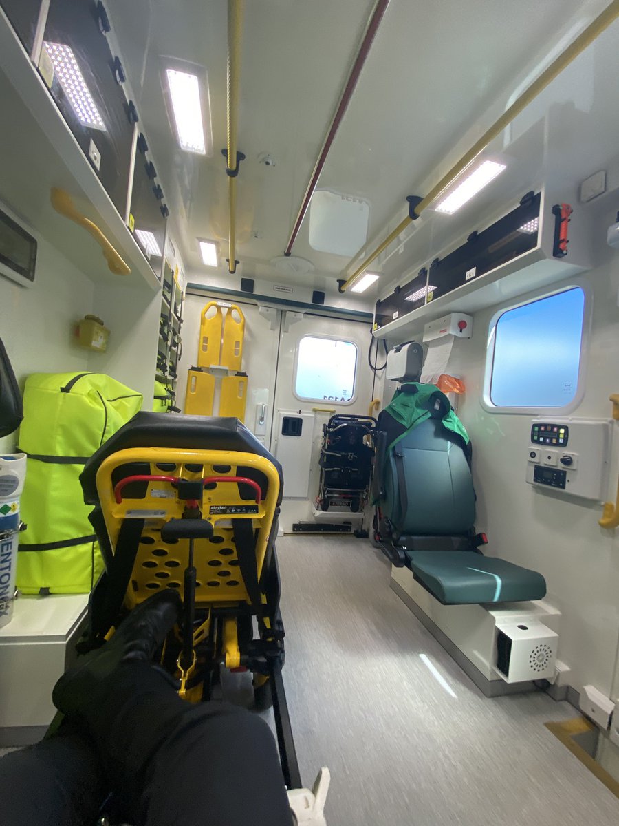 My view from the office today! 
Out on another <a href="/OFFICIALIOWAS/">Isle of Wight Ambulance Service</a> shift - today mentoring one of our trainee EACs and doing a clinical observation for one of my brilliant Local Ambulance Leads. 
Mixed weather so far and no ice cream yet… but we’re only half way.
<a href="/NHSEngland/">NHS England</a> <a href="/IOWNHS/">Isle of Wight NHS Trust</a>