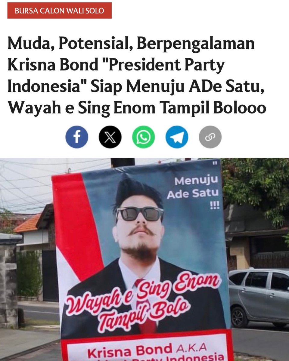 wayah e sing enom tampil nggih mboten mas <a href="/gibran_tweet/">Gibran Rakabuming</a> 🤣🙏