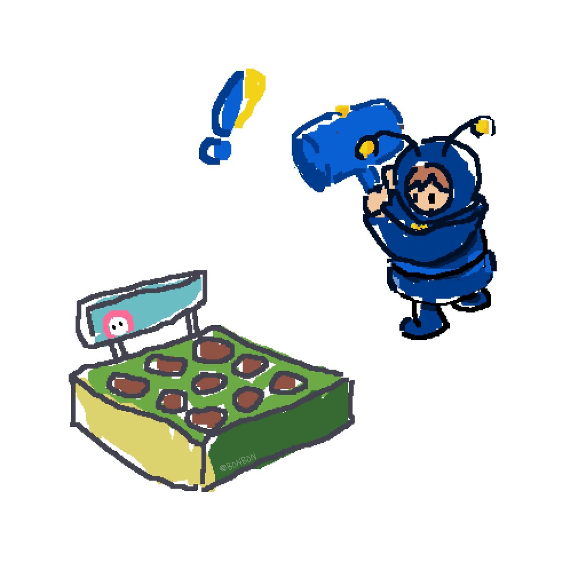 Dejabwabou's tweet photo. Bon Voilà 🥳

@SoccamaMushroom
想在这个热得要死的夏天给你带来一些凉爽的风💨💨

@lehua9673918
美味しいアイスクリームをどうぞ！🍨

@BlueChapulin
Por favor, ten cuidado con el martillo...¡Los pingüinos también pueden salir! 🐧

#fallguysart https://t.co/7vgi8Xey7q