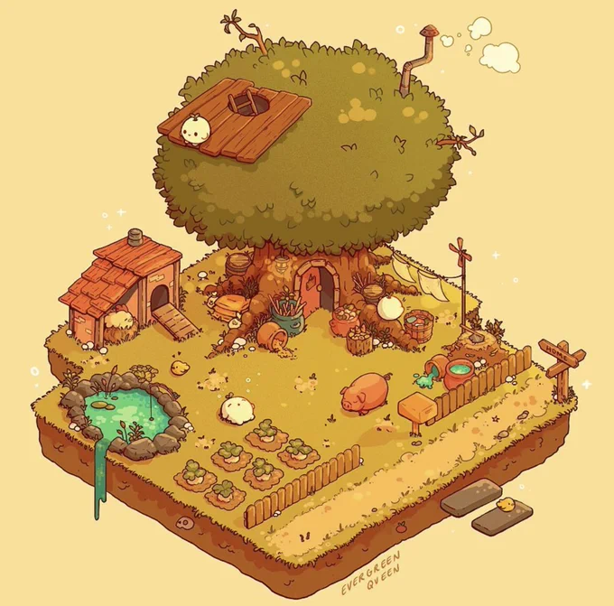 lazy day at the farm  