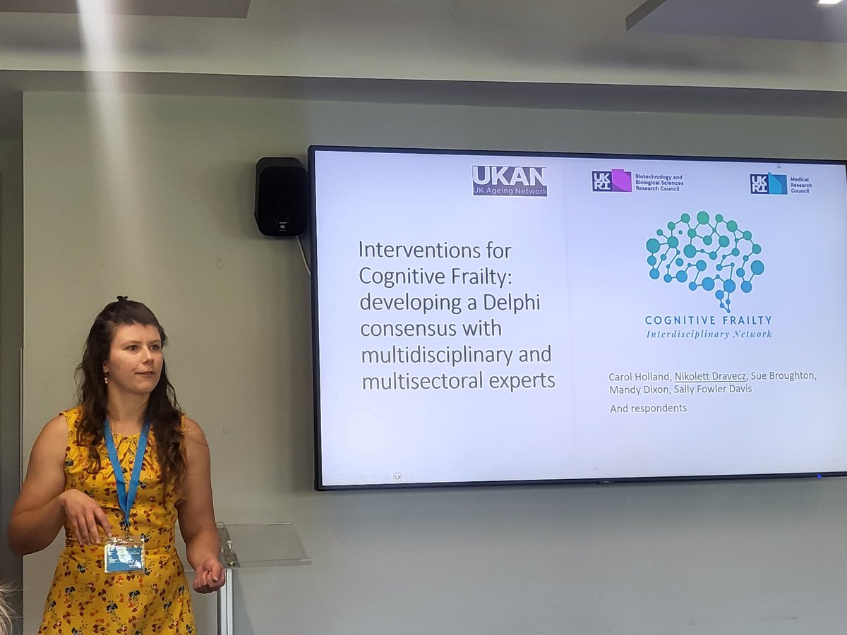 valiarodriguez's tweet image. The @CogFrailNetwork held a workshop at the Annual meeting of @britgerontology at @UniofNewcastle.
Promoting awareness on #CognitiveFrailty