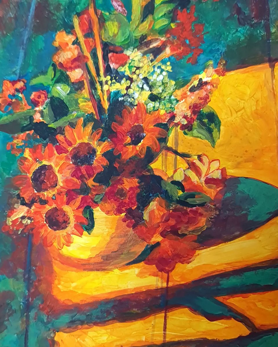 SovolFor's tweet photo. I'm glad I have more time to draw🎀🌟🥳
#flowerpainting #floralart #paintingflowers #stillifepainting
#allaprimapainting #flowerpainter
#fineart #floralstillifepainting #floralstilllife
#painting #painterlyflowers #floralacrylics #acrylicpainting #acrylicpainter #sunsetpainting https://t.co/pPE10nxgUg